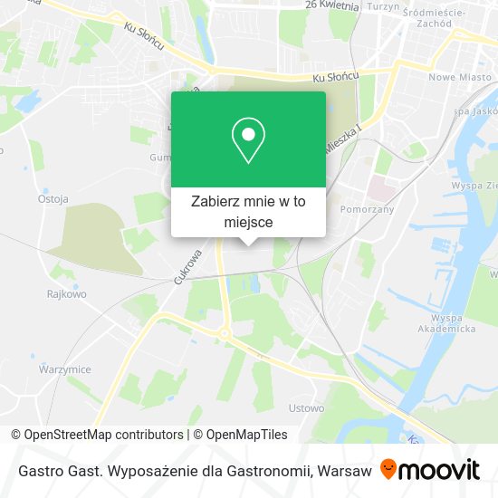 Mapa Gastro Gast. Wyposażenie dla Gastronomii