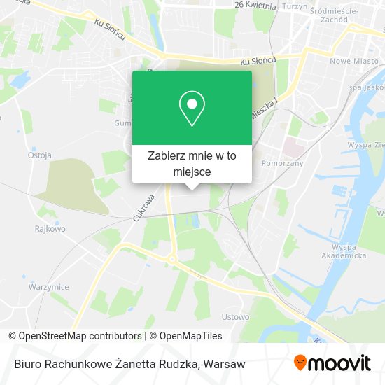 Mapa Biuro Rachunkowe Żanetta Rudzka