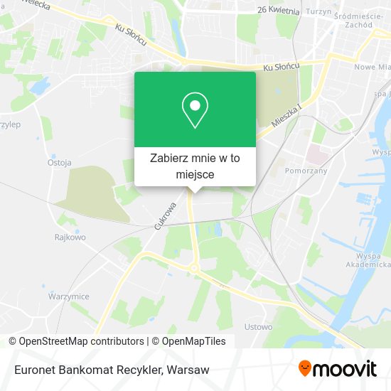 Mapa Euronet Bankomat Recykler