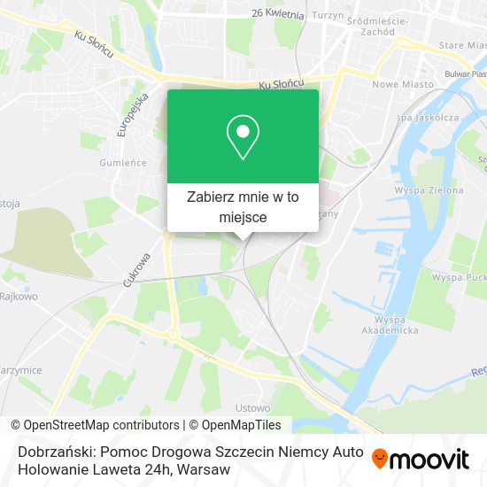 Mapa Dobrzański: Pomoc Drogowa Szczecin Niemcy Auto Holowanie Laweta 24h