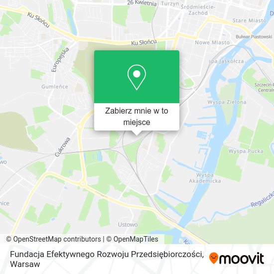 Mapa Fundacja Efektywnego Rozwoju Przedsiębiorczości