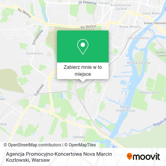 Mapa Agencja Promocyjno-Koncertowa Nova Marcin Kozłowski