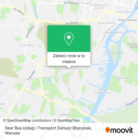 Mapa Skar Bus Usługi i Transport Dariusz Błażusiak