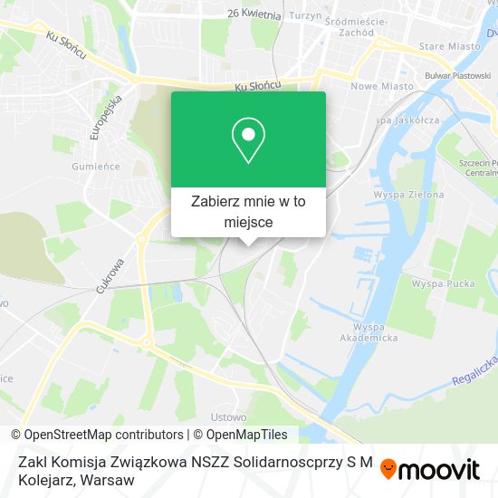 Mapa Zakl Komisja Związkowa NSZZ Solidarnoscprzy S M Kolejarz