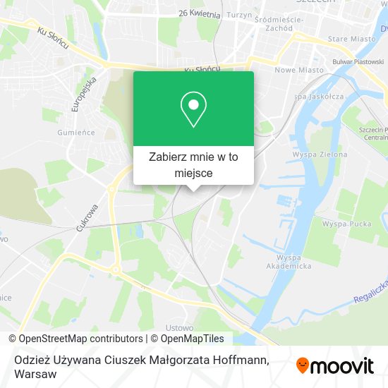 Mapa Odzież Używana Ciuszek Małgorzata Hoffmann