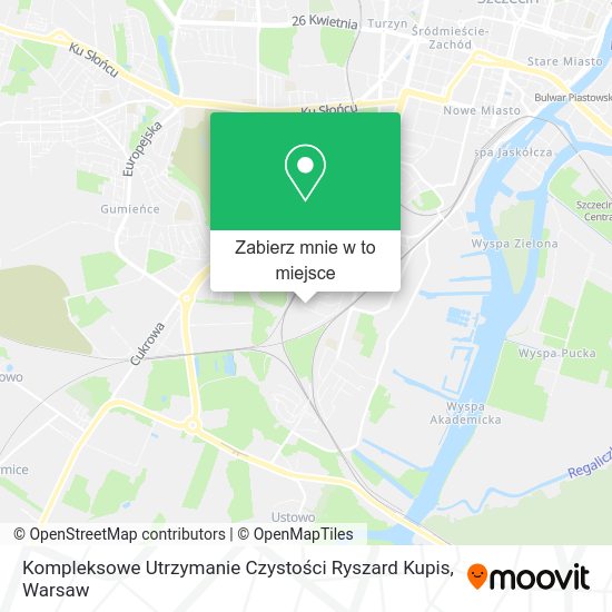 Mapa Kompleksowe Utrzymanie Czystości Ryszard Kupis