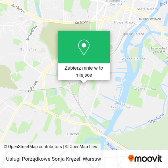 Mapa Usługi Porządkowe Sonja Krężel