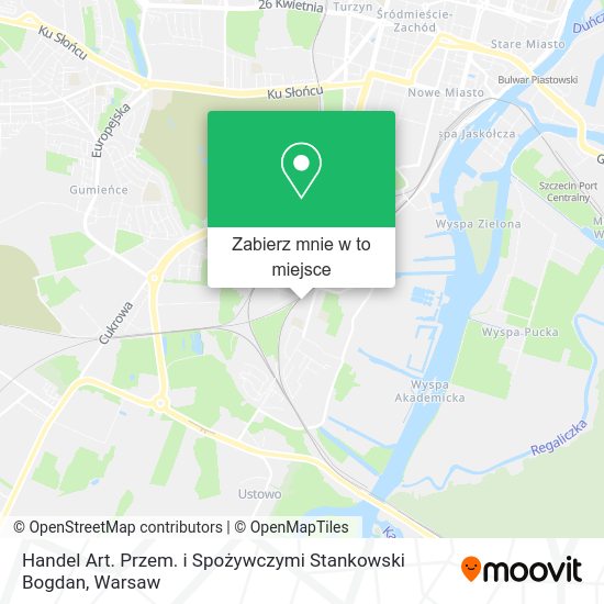 Mapa Handel Art. Przem. i Spożywczymi Stankowski Bogdan