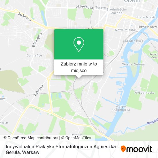 Mapa Indywidualna Praktyka Stomatologiczna Agnieszka Gerula