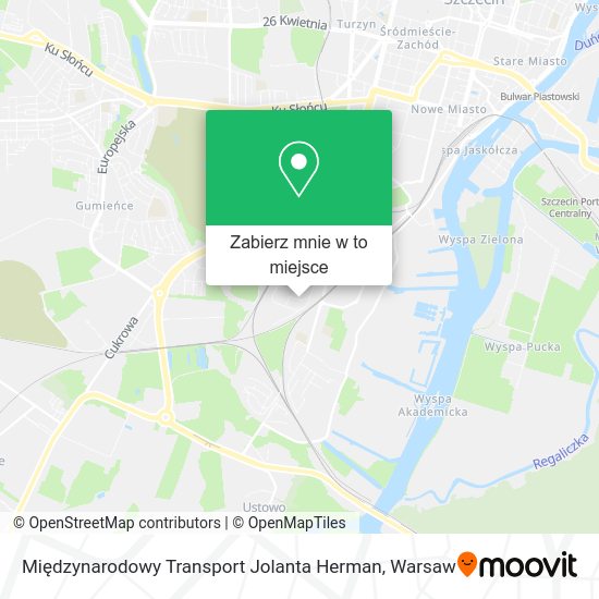 Mapa Międzynarodowy Transport Jolanta Herman