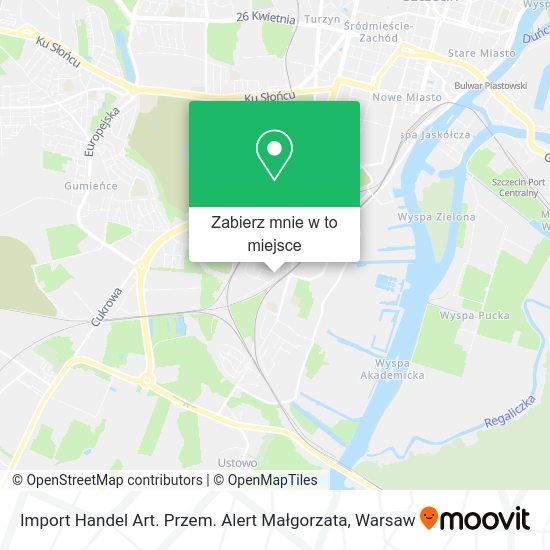 Mapa Import Handel Art. Przem. Alert Małgorzata