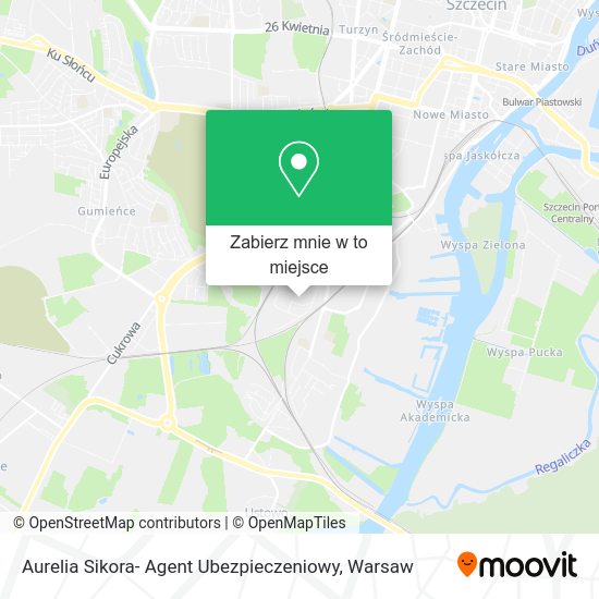 Mapa Aurelia Sikora- Agent Ubezpieczeniowy