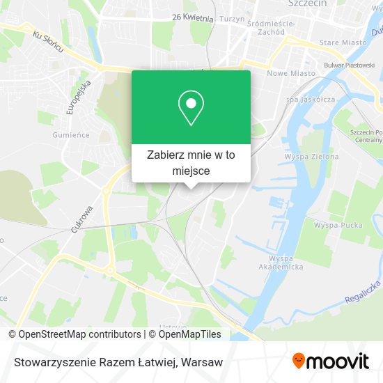 Mapa Stowarzyszenie Razem Łatwiej