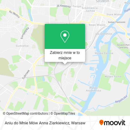 Mapa Aniu do Mnie Mów Anna Ziarkiewicz