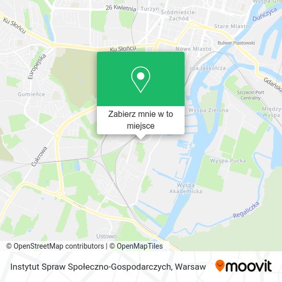 Mapa Instytut Spraw Społeczno-Gospodarczych