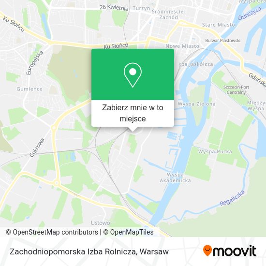 Mapa Zachodniopomorska Izba Rolnicza