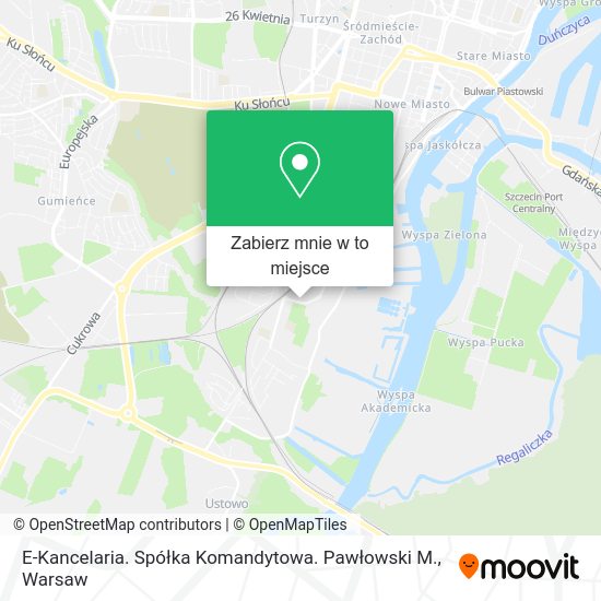 Mapa E-Kancelaria. Spółka Komandytowa. Pawłowski M.