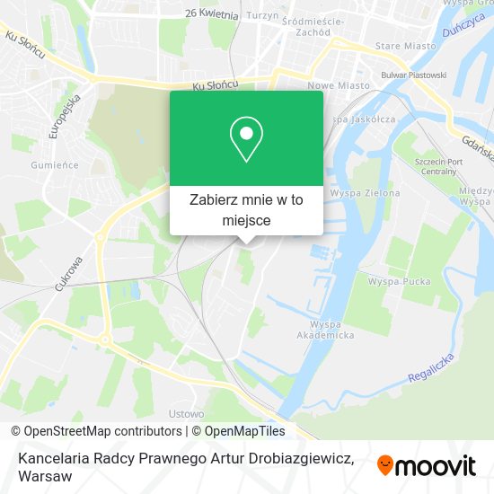 Mapa Kancelaria Radcy Prawnego Artur Drobiazgiewicz