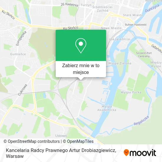 Mapa Kancelaria Radcy Prawnego Artur Drobiazgiewicz