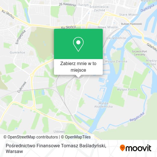 Mapa Pośrednictwo Finansowe Tomasz Baśladyński