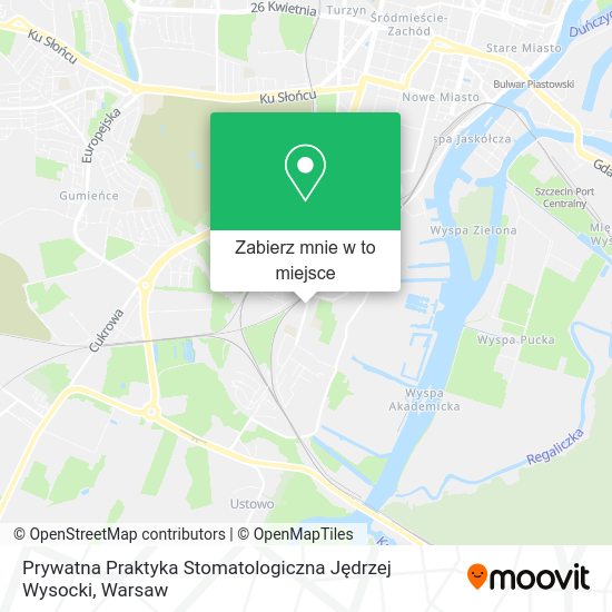 Mapa Prywatna Praktyka Stomatologiczna Jędrzej Wysocki