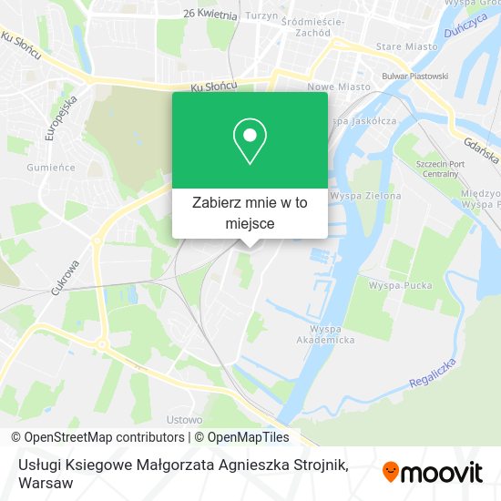 Mapa Usługi Ksiegowe Małgorzata Agnieszka Strojnik