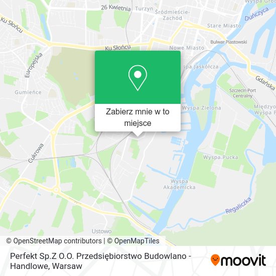 Mapa Perfekt Sp.Z O.O. Przedsiębiorstwo Budowlano - Handlowe