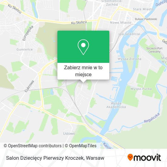 Mapa Salon Dziecięcy Pierwszy Kroczek