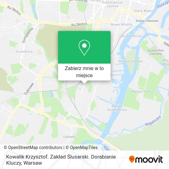 Mapa Kowalik Krzysztof. Zakład Ślusarski. Dorabianie Kluczy