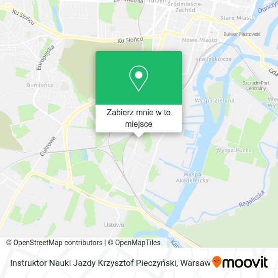 Mapa Instruktor Nauki Jazdy Krzysztof Pieczyński