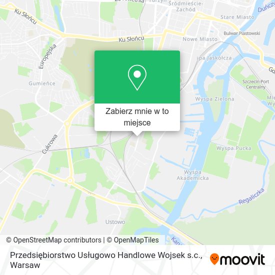 Mapa Przedsiębiorstwo Usługowo Handlowe Wojsek s.c.