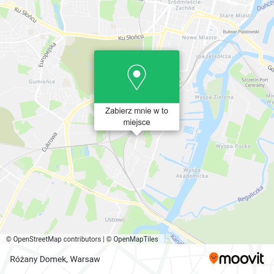 Mapa Różany Domek