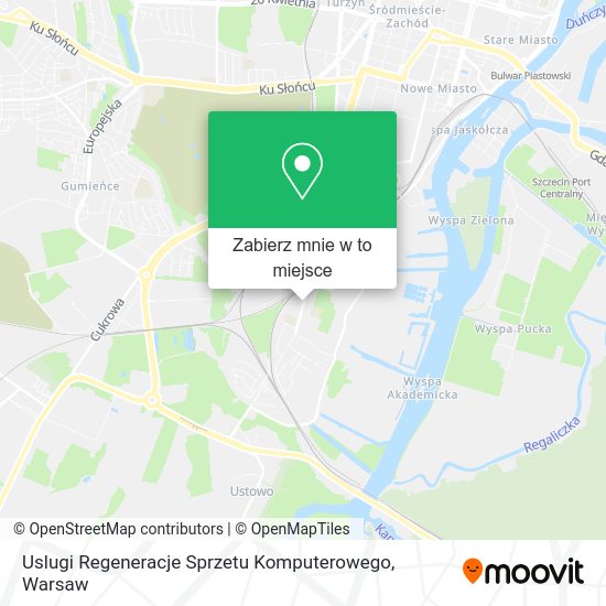 Mapa Uslugi Regeneracje Sprzetu Komputerowego