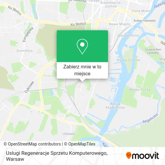 Mapa Uslugi Regeneracje Sprzetu Komputerowego