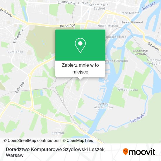 Mapa Doradztwo Komputerowe Szydłowski Leszek