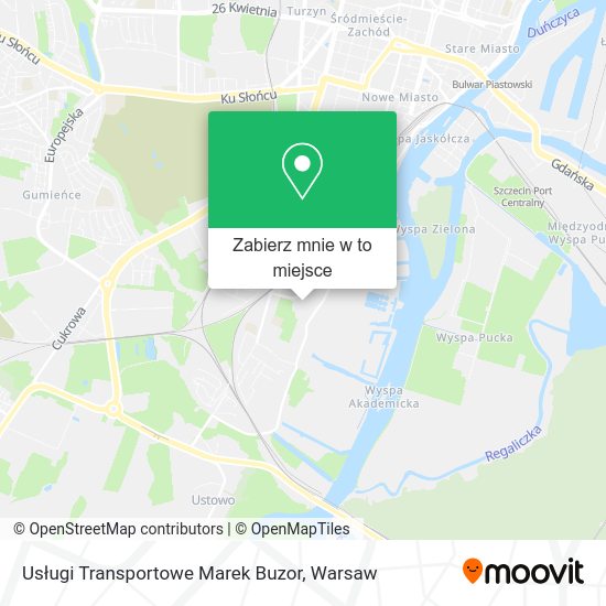 Mapa Usługi Transportowe Marek Buzor