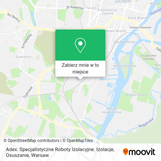 Mapa Adex. Specjalistyczne Roboty Izolacyjne. Izolacje, Osuszanie