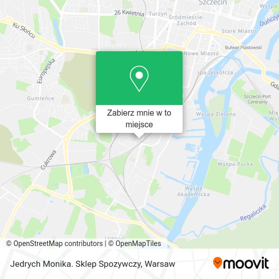 Mapa Jedrych Monika. Sklep Spozywczy