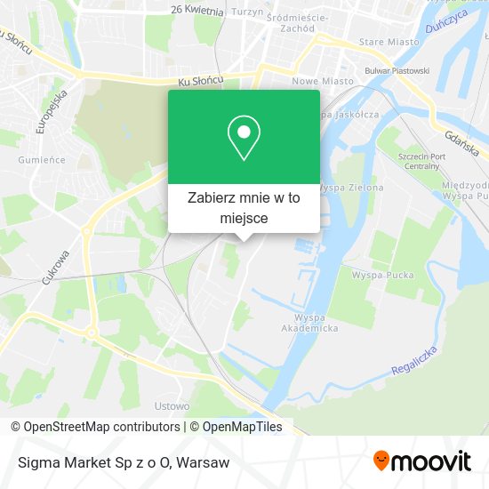 Mapa Sigma Market Sp z o O