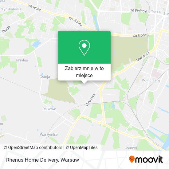 Mapa Rhenus Home Delivery