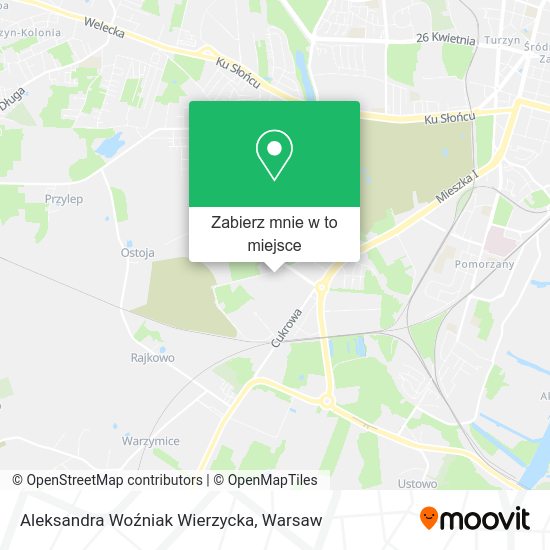 Mapa Aleksandra Woźniak Wierzycka