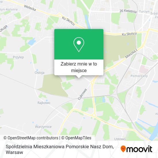 Mapa Spółdzielnia Mieszkaniowa Pomorskie Nasz Dom