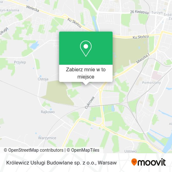 Mapa Królewicz Usługi Budowlane sp. z o.o.