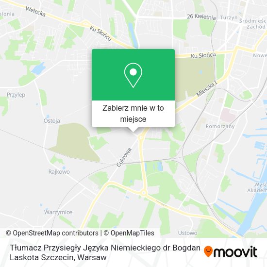 Mapa Tłumacz Przysiegły Języka Niemieckiego dr Bogdan Laskota Szczecin