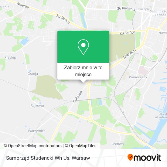 Mapa Samorząd Studencki Wh Us