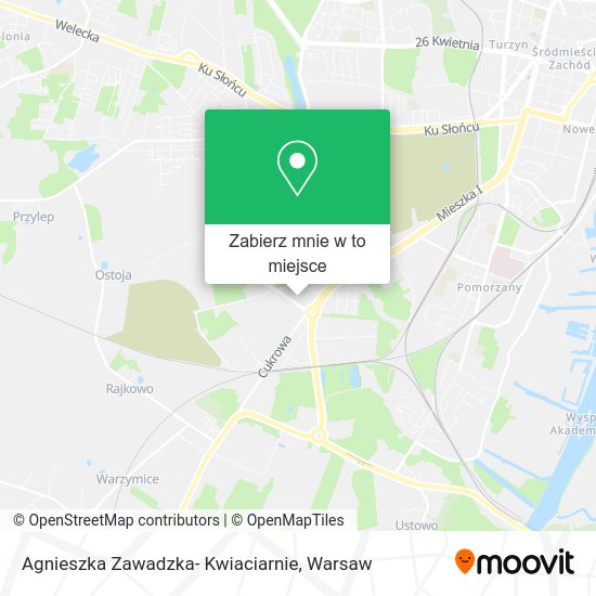 Mapa Agnieszka Zawadzka- Kwiaciarnie