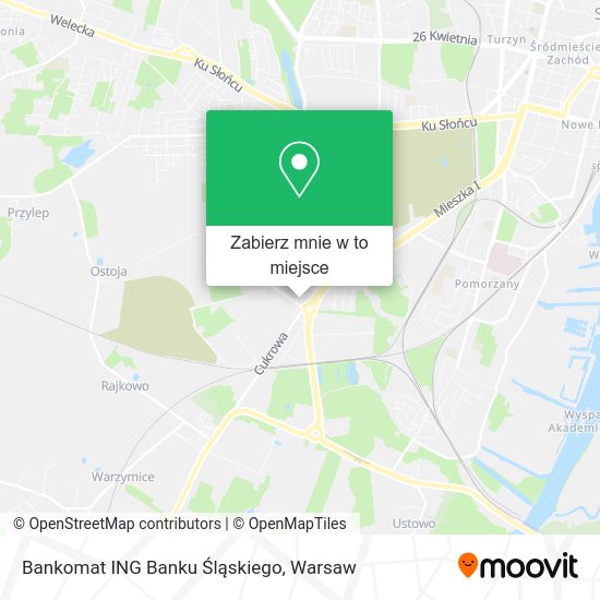 Mapa Bankomat ING Banku Śląskiego