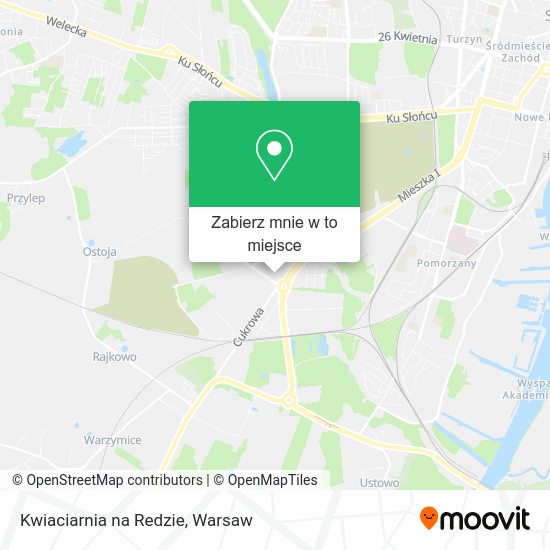 Mapa Kwiaciarnia na Redzie