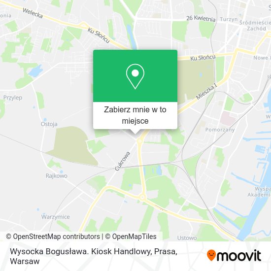 Mapa Wysocka Bogusława. Kiosk Handlowy, Prasa