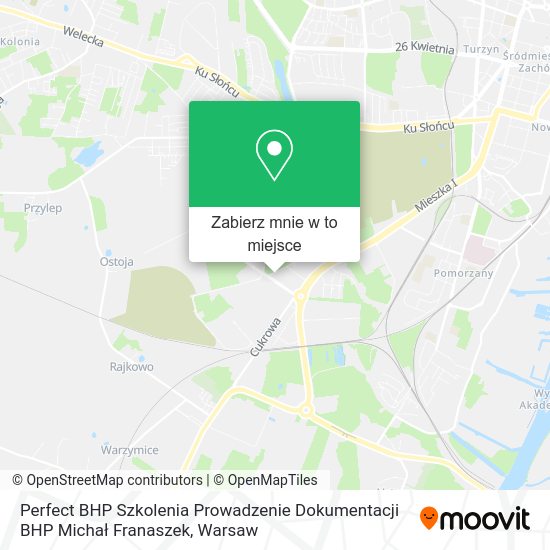 Mapa Perfect BHP Szkolenia Prowadzenie Dokumentacji BHP Michał Franaszek